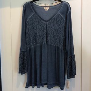 Blue blouse-brand new with tags